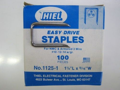 Thiel easy drive staple electrical box of 100 free shipping for sale