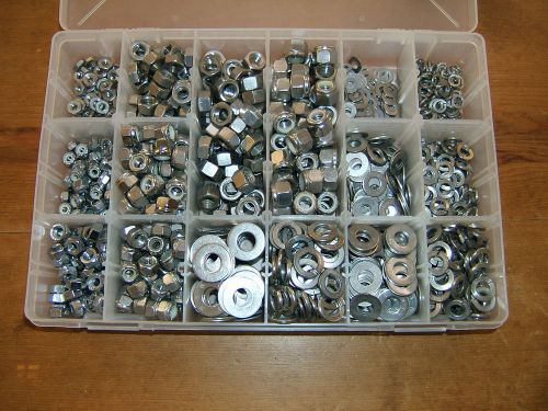STAINLESS STEEL ASSORTED  NUTS AND WASHERS  KIT (1200 PCS)
