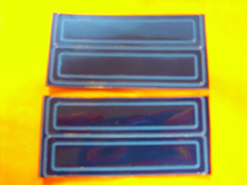 Blue reflective reflexite decal 1 x4  inch  strips package of 4 for sale