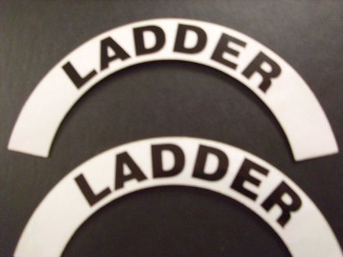 Ladder  fire helmet,ect   white crescents reflective decals for sale