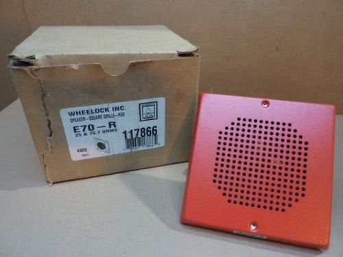 New wheelock e70-r speaker square grille red #33563 for sale