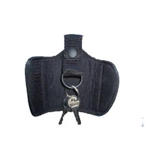 Uncle mike&#039;s silent keyring holder hook-and-loop flap cordura black for sale