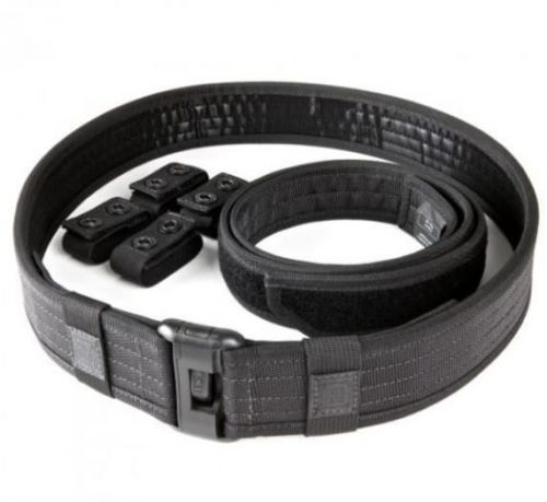 5.11 Tactical 59505019 Men&#039;s Black Sierra Bravo Nylon Duty Belt Kit - Size XL