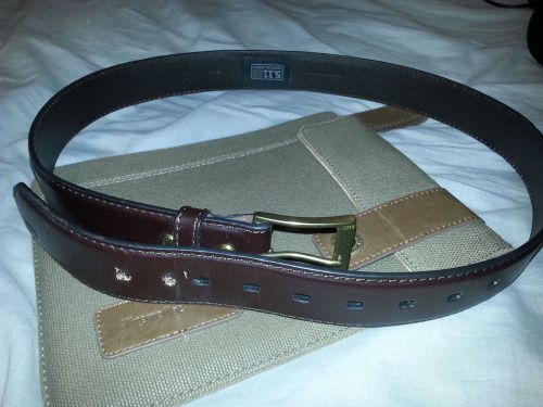 5.11 Brown Leather Belt CCW CHL Duty Belt