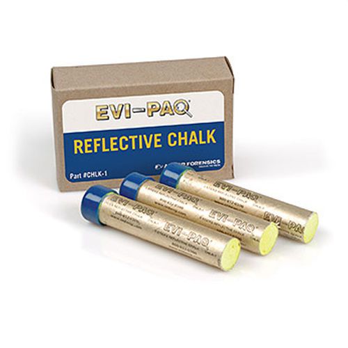 Armor Forensics EP-CHLK-1 White Reflective EVI-PAQ Chalk Sticks Contains 3