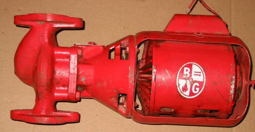 Bell &amp; Gossett 106189 Series 100 Booster Cast Iron Circulator used runs good