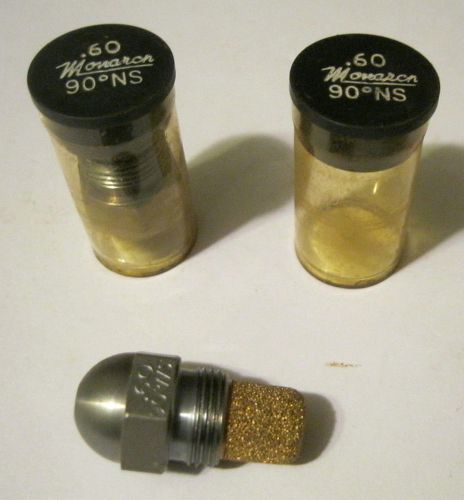 2 monarch .60 / 90 ns oil burner nozzles for heater furnace for sale