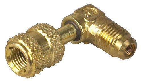 Robinair 10469A 1/4&#034; Mfl X 3/16&#034; Ff 90 Degree Solid Brass Adapter