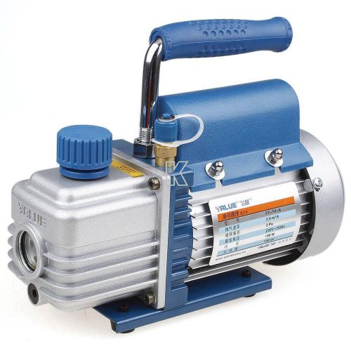 220V 2CFM  Rotary Vane Deep Vacuum Pump  HVAC AC Air Tool Freon R410a 1/4 &#034;Flare