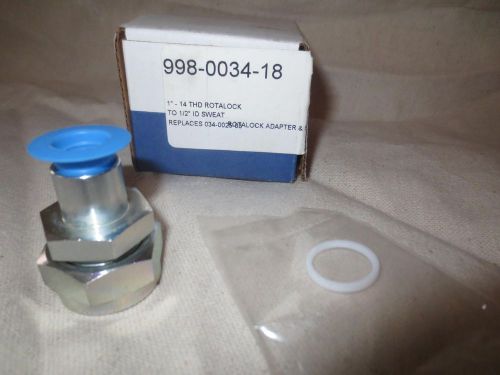 Copeland 998-0034-18 Rotalock Adapter and Seal