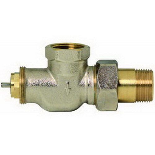 Honeywell v2040a braukmann nickel-plated thermostatic radiator valve, 3/4&#034; for sale