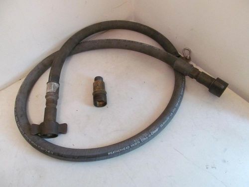 1&#034; hydraulic hose 102&#034; long 4000 psi by weatherhead - used for sale