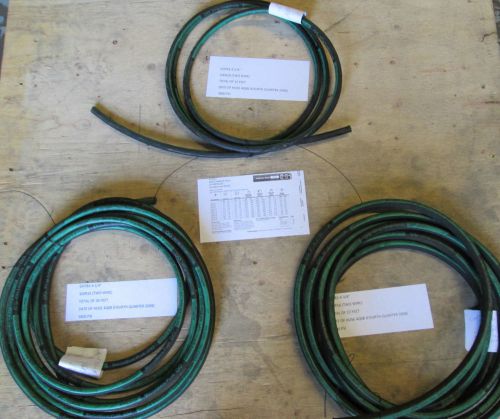 Aeroquip matchmate gh781 hydraulic hose 1/4&#034; and 3/8&#034; 100r16 (60 feet total) for sale