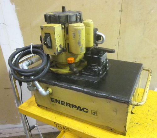 Enerpac 30000 5-gal 115v hydraulic pump 1.5-hp motor 10000-psi for sale