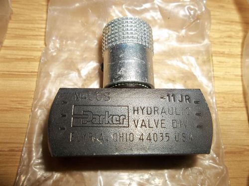 New parker hydraulic valve n400s 11jr  5000 psi 345 bar max 5 gpm 19 lpm for sale