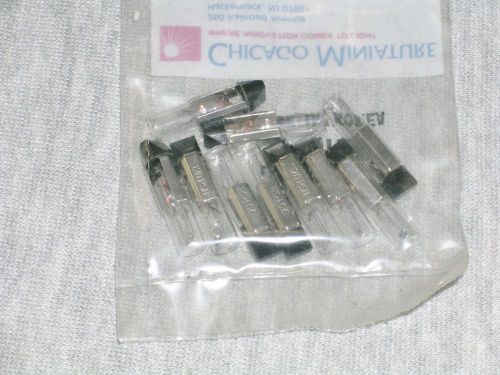 lot of TEN (10) NEW IN PACKAGE CHICAGO MINIATURE LAMP BULB 120PSB  BULBS LAMPS