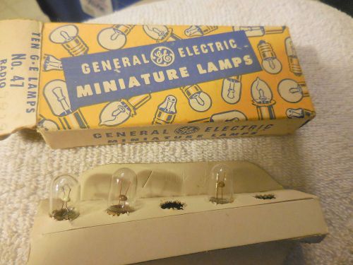 GE GENERAL ELECTRIC #44 MINIATURE LAMP light BULB ,755,,sylvania 1866,lot
