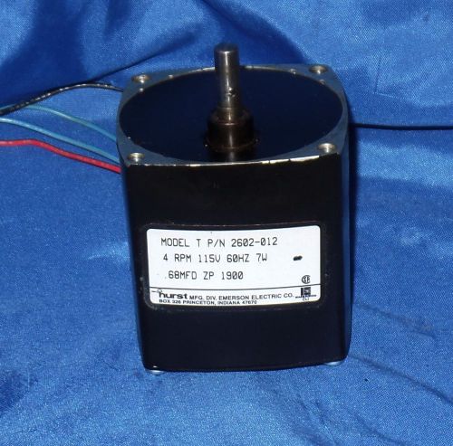 HURST Mfg.Corp.- Model T, Part #2602-009 - Synchronous Instrument Motor  used