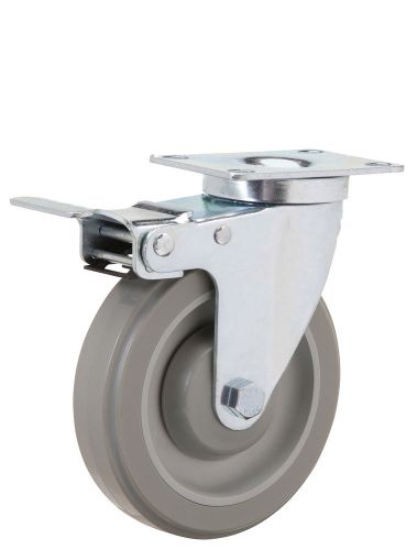 Caster total lock swivel plate: tp 2-3/8x3-5/8. polyurethane wheel: 3&#034; x 1-1/4&#034;. for sale