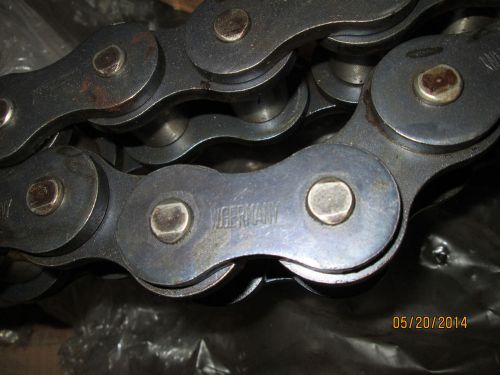 NEW 120H ROLLER CHAIN, RIVETED STYLE, HEAVY SIDE PLATES 10 FT BOX.