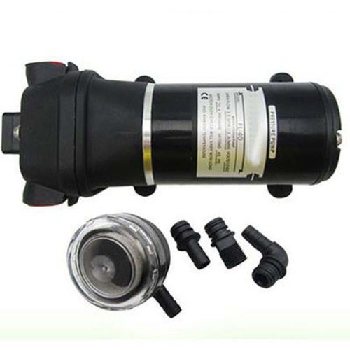 Newly DC 24V High Pressure Water Pump 35 PSI 3.2GPM High Flow Diaphragm Pump