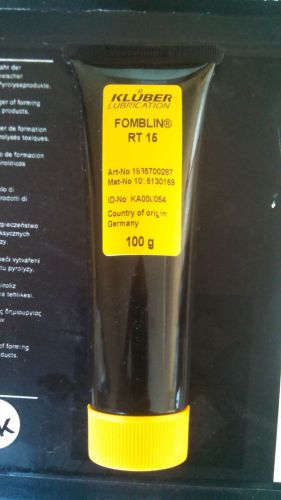 Fomblin rt 15 grease vacuum grease rt15 100 g kluber lubrication rt-15 for sale