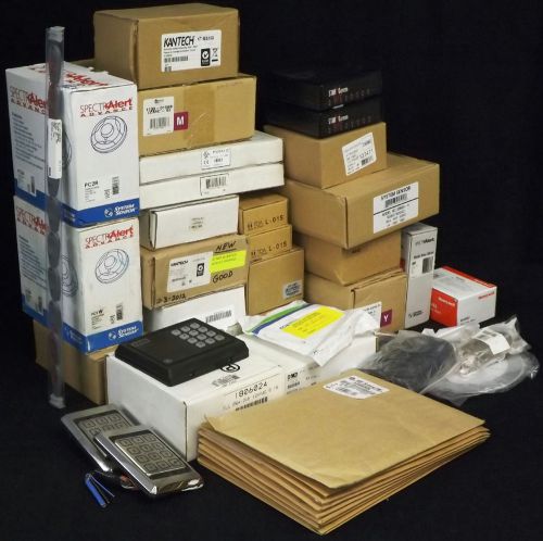 27lb Lot of Security Devices And Mounting Accessories  | TOA L -01S qty 4 | etc.