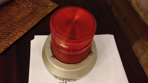 Edwards signaling 95r-n5 horn strobe,red,cast aluminum,120vac for sale