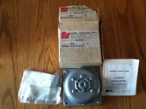 Federal Signal Vibratone Bell 600-012-1 new