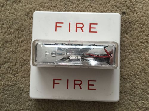 Wheelock rss-24mcw white fire alarm remote strobe for sale