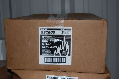 Case 2 new sti specified technologies specseal ssc firestop collars ssc600 6&#034; for sale