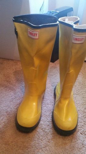 Leggin Boot Yellow Work Overboot Sz 11 Waterproof Tingley Rubber MB943C