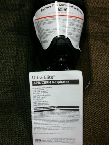 MSA CBRN FULL Face Respirator  Gas Mask (L)  includes cartridge.  &#034;Apocalypse&#034;