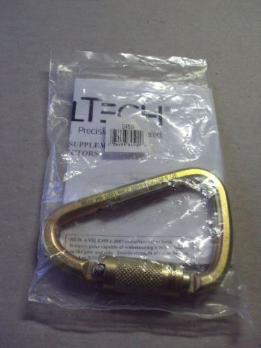 Falltech 8450 steel carabiner - double locking gate tough carbiner in package for sale