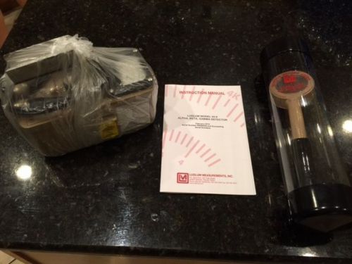 New ludlum model 3 radiation meter with 44 9 geiger pancake alpha beta gamma for sale