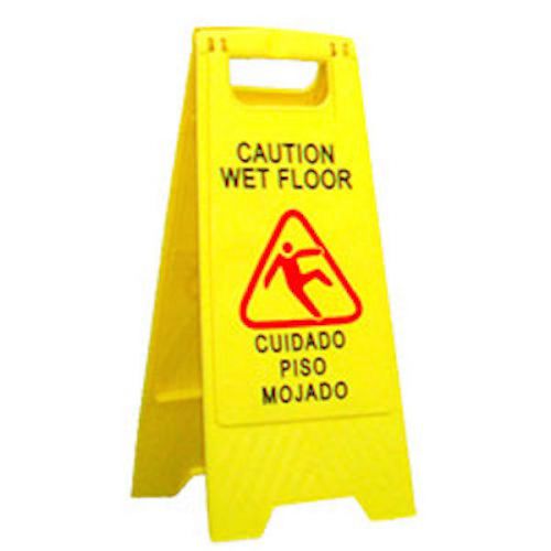 Sign Caution Wet Floor Folding Safety Sign