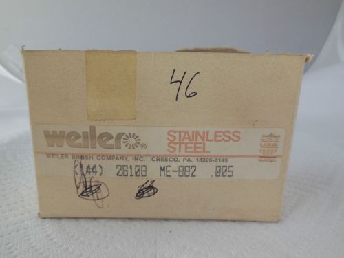 WEILER 26108 MINATURE STAINLESS STEEL BRUSH (PACK OF 12)