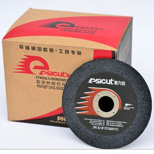 50 x 6&#034; (150x3x22mm) abrasive cut-off wheels for metal &amp; stainless steel cutting for sale