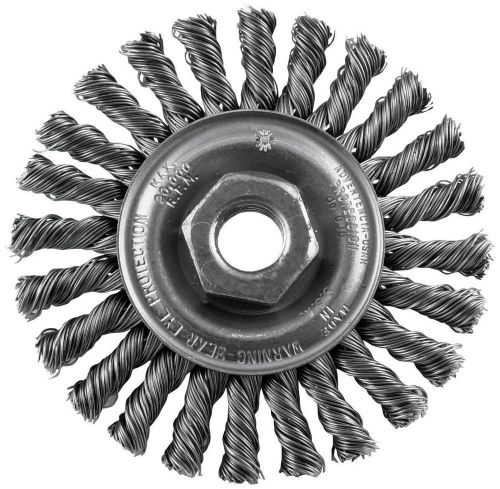 Vermont American 16836 4-inch Twisted Industrial Wire Wheel