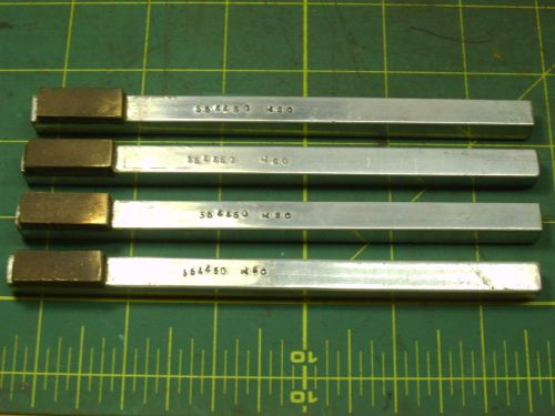 Hand hone lappers msc 354450  0.365 sq shank x 6&#034; oal qty 4 #52288 for sale