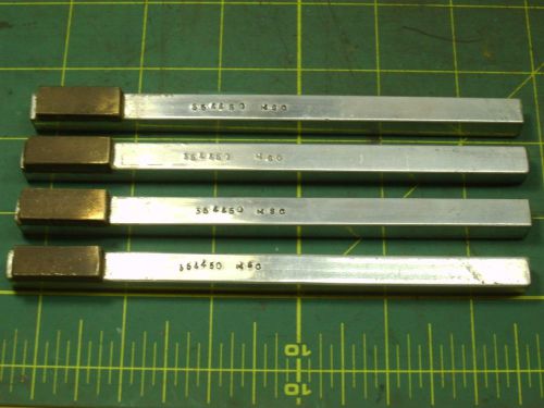 HAND HONE LAPPERS MSC 354450  0.365 SQ SHANK X 6&#034; OAL QTY 4 #52288