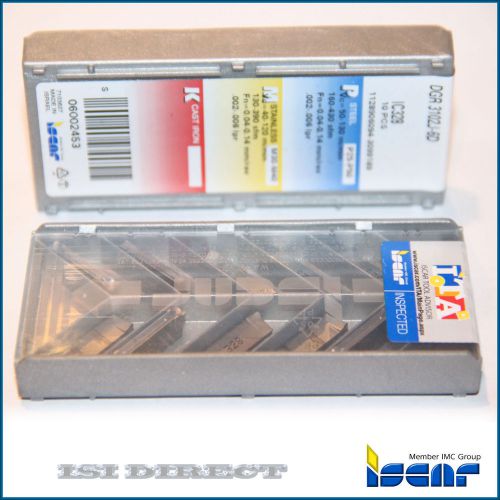 DGR 3102J-6D IC328 ISCAR ** 10 INSERTS *** FACTORY PACK *****