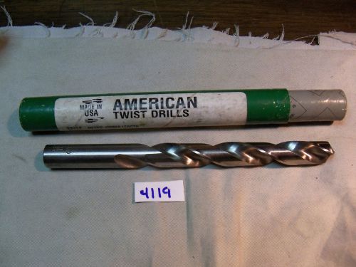 (#4119) new machinist american made 13mm jobber style drill for sale