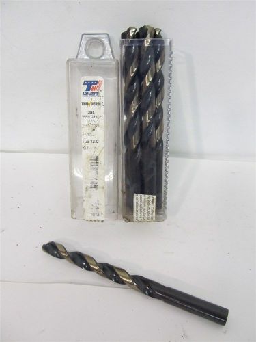 Triumph twist drill 012526, 13/32&#034;, hss jobber length drill bits - 6 each for sale