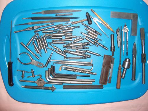 Lot of machinist tools, Tool &amp; Die, toolmaker tools, milling, drilling, files