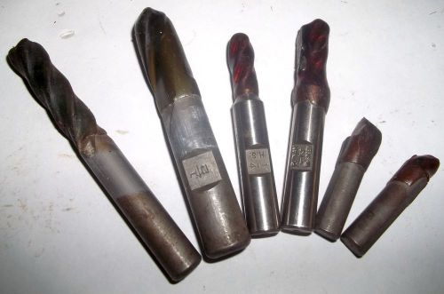 Quinco and other end mills, lot of 6_____2622/5