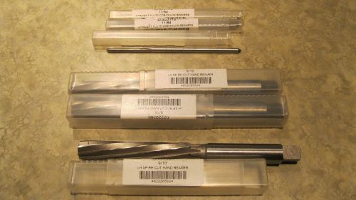 (3)11/64 and (3) 9/16 hss reamers for sale