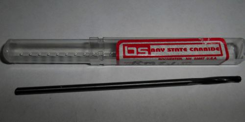 BAY STATE SOLID CARBIDE 4 FLUTE RH REAMER  SIZE .1312   FREE SHIPPING