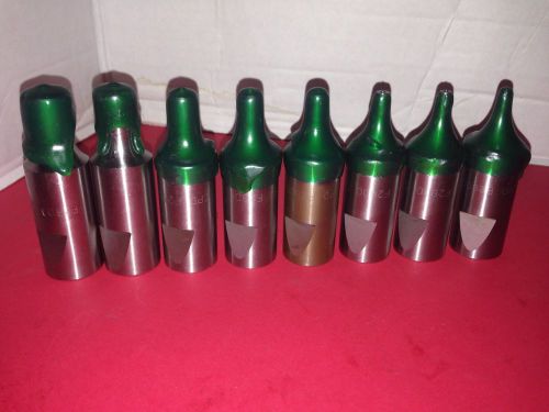 LOT OF 8 CLEVELAND PUNCH &amp; DIE 5/32, 3/16, 7/32, 9/32, 11/32, 13/32, CPD F-2800