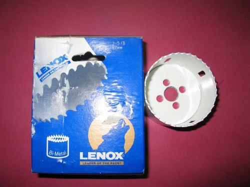 NEW LENOX 2 5/8&#034;HOLE SAW CUTTER, HOLE CUTTER-ELECTRICAL/TOOLS METAL-PLUMBER
